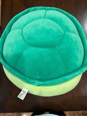 Winking turtle  Pillow Green & Cream Squishmallows Henry the turtle 18 inches